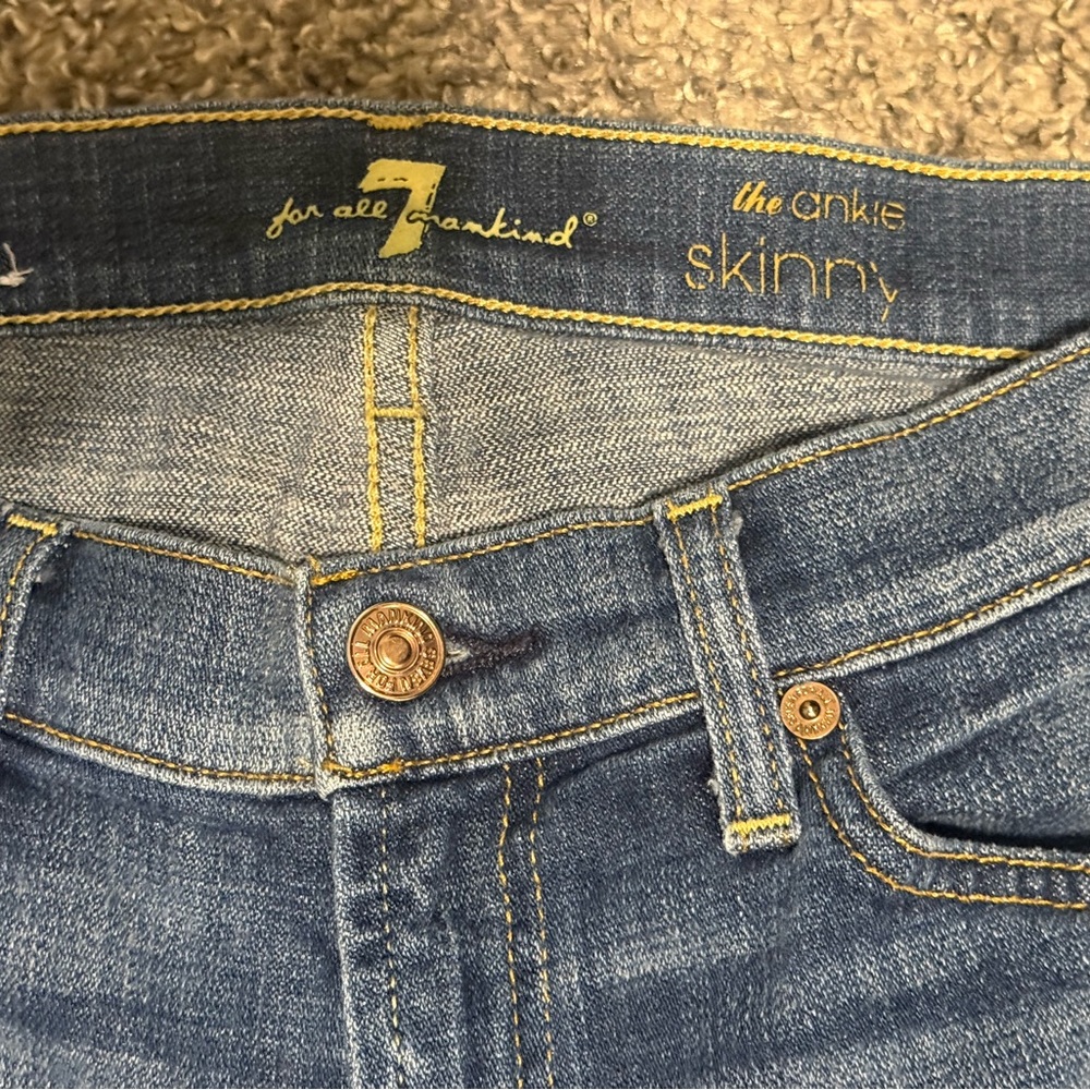 Women’s 7 For All Mankind jeans Sz 28 - Picture 6 of 7